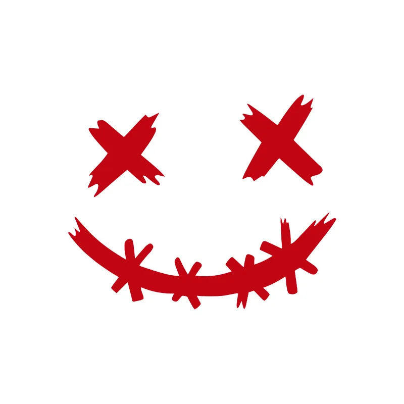 Stickers Reflective Waterproof Smile Face