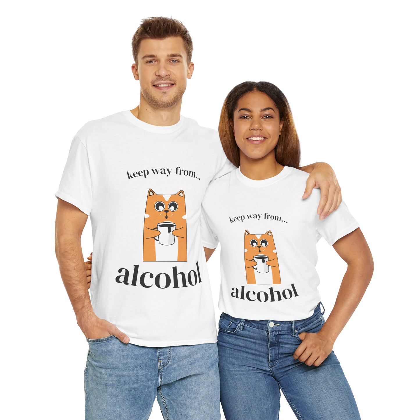 Cats & Alcohol Humor Shirt
