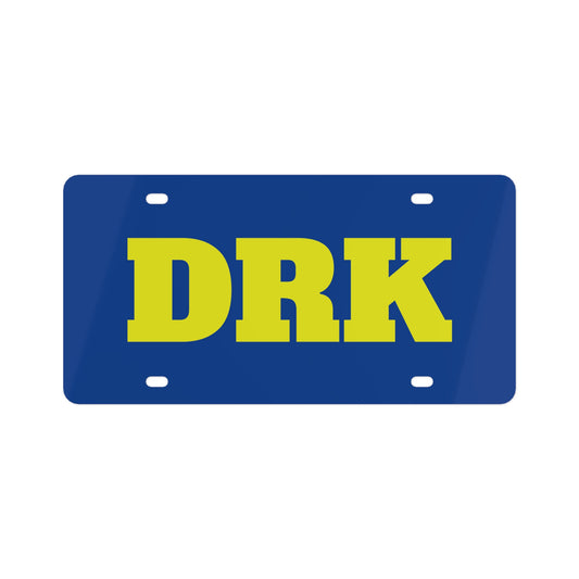 DRK License Plate