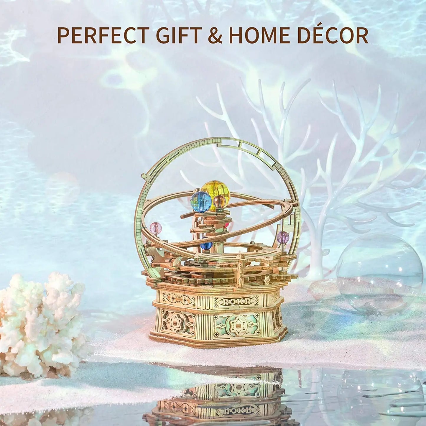 Solar System Orrery 3D Wooden Puzzle – 84 Pieces