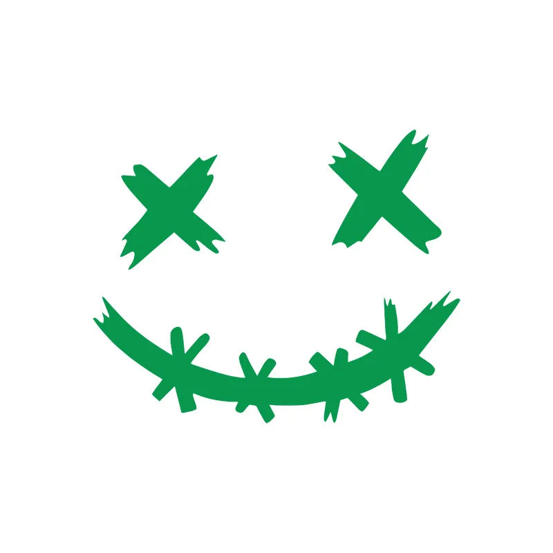 Stickers Reflective Waterproof Smile Face