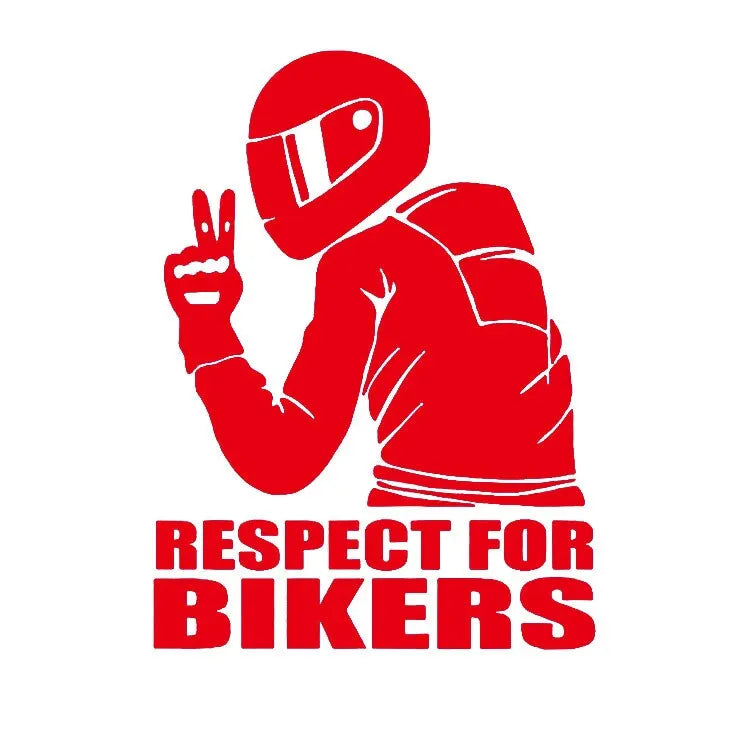 Respect Biker Sticker