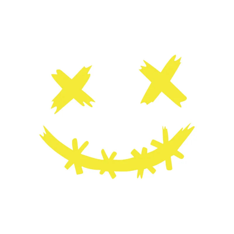 Stickers Reflective Waterproof Smile Face