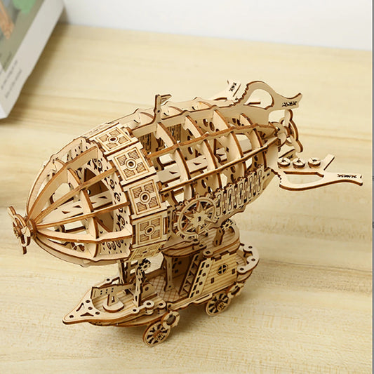 3D Wooden Puzzle zeppelin