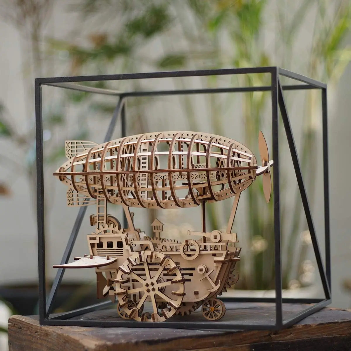 3D Wooden Puzzle zeppelin ship