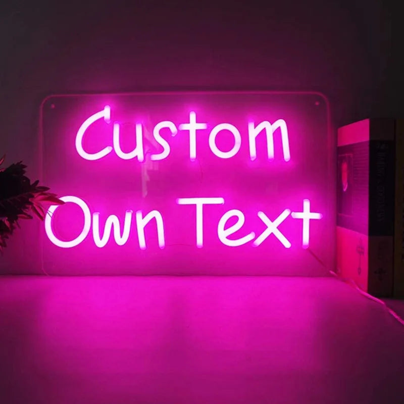 Custom Neon on Led Sign