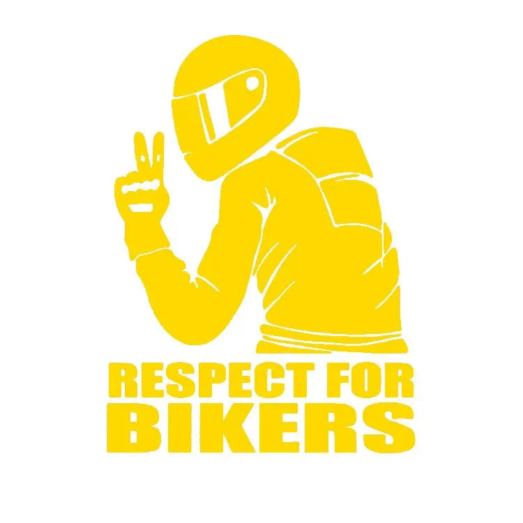 Respect Biker Sticker
