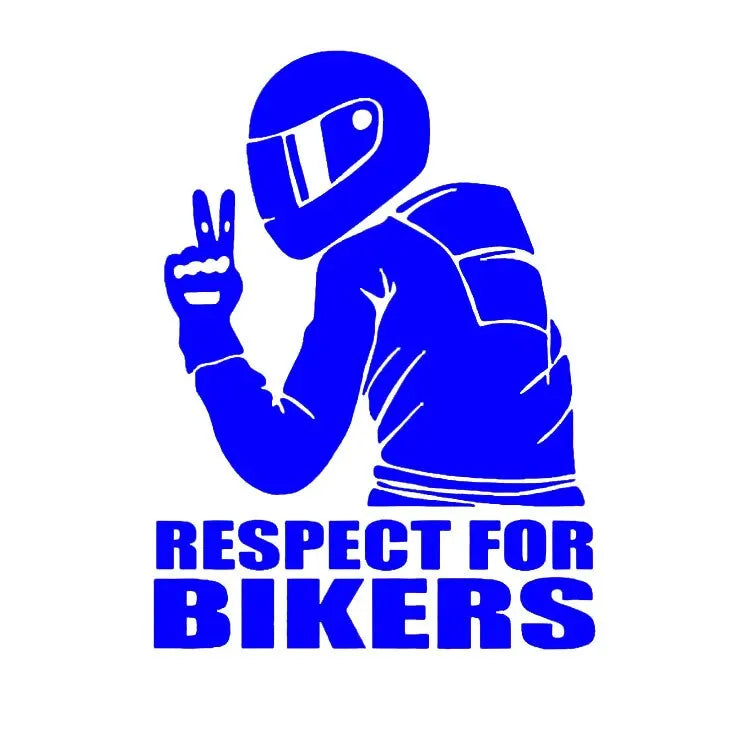 Respect Biker Sticker