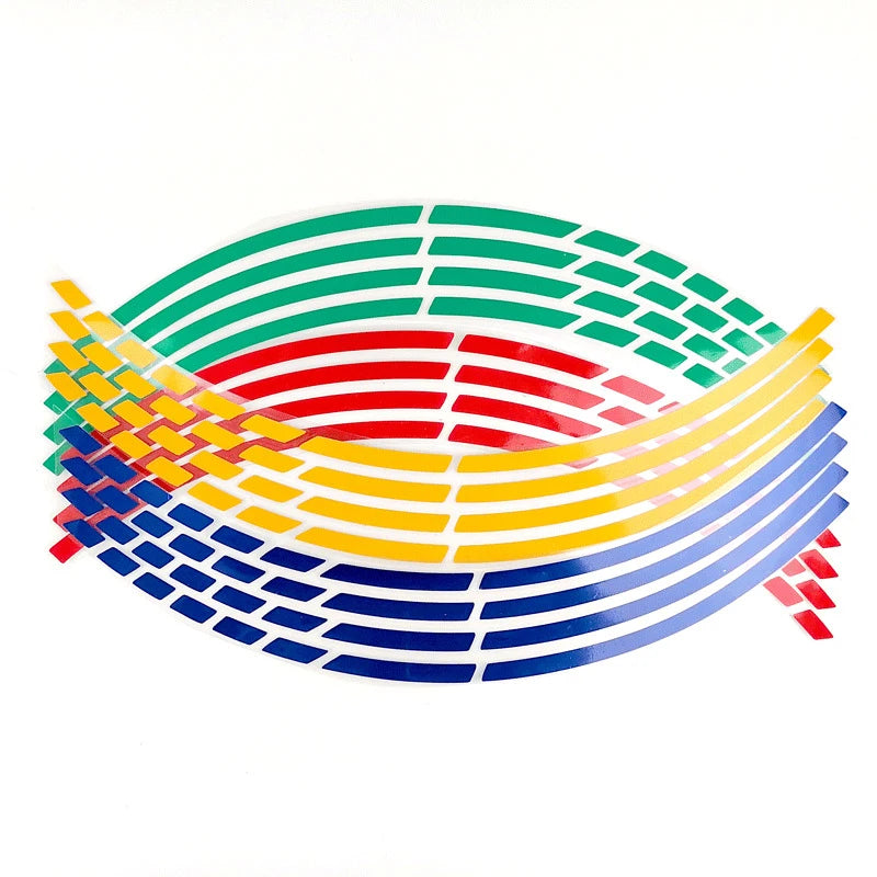 Wheel Tire Stickers Strips