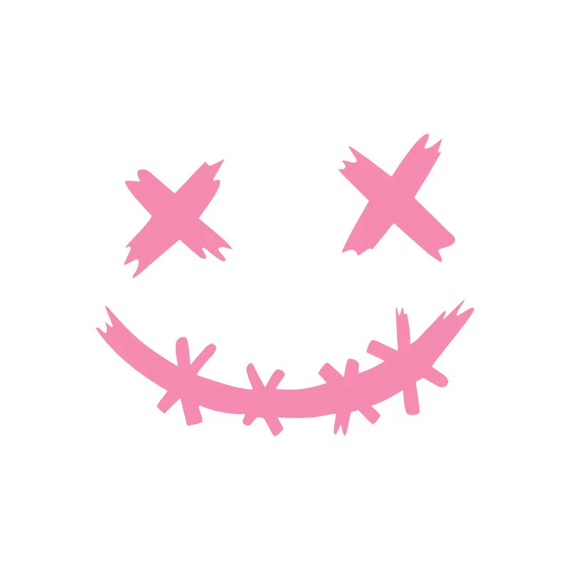 Stickers Reflective Waterproof Smile Face