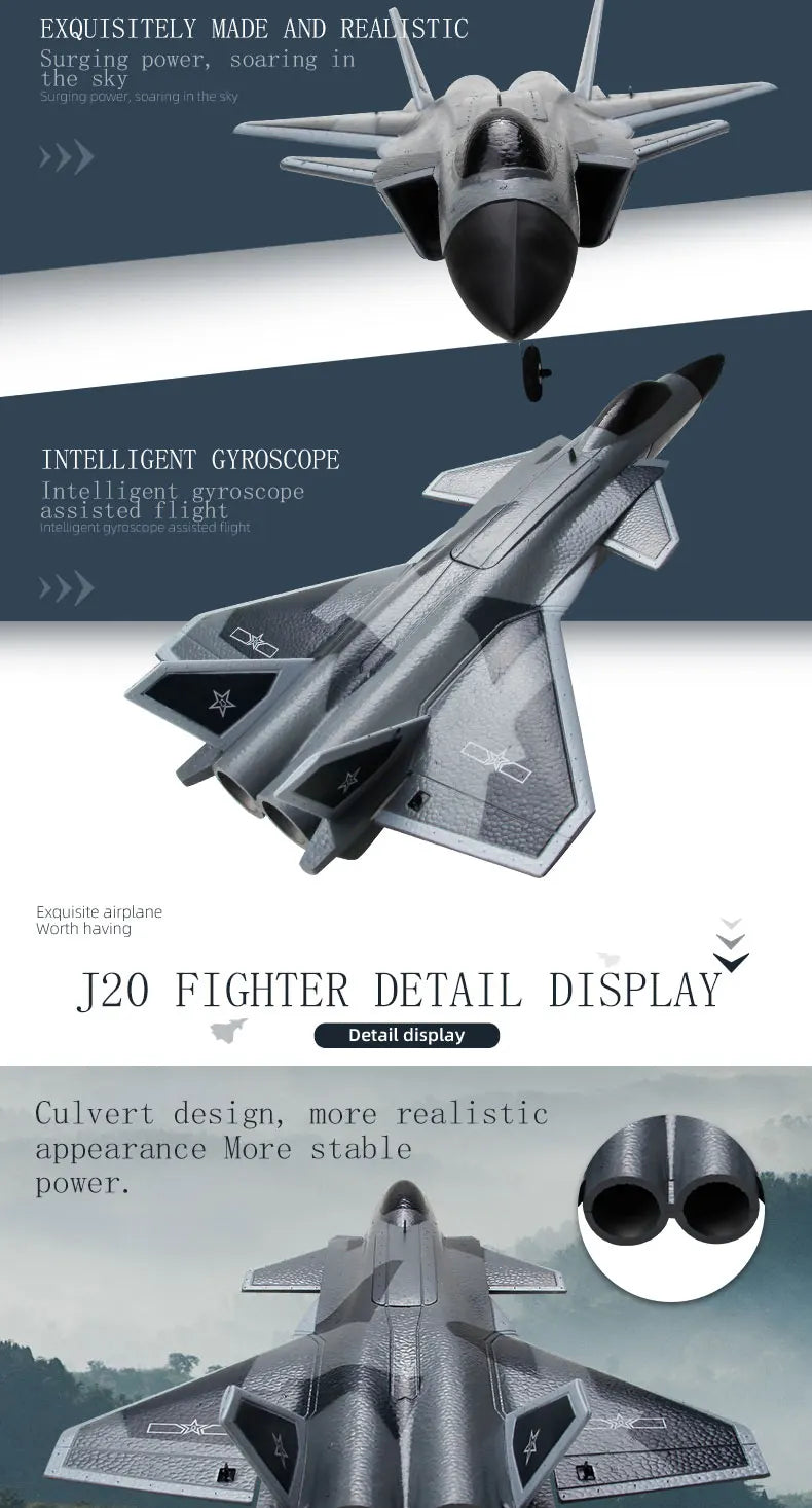 FX9630 RC J20 Fighter