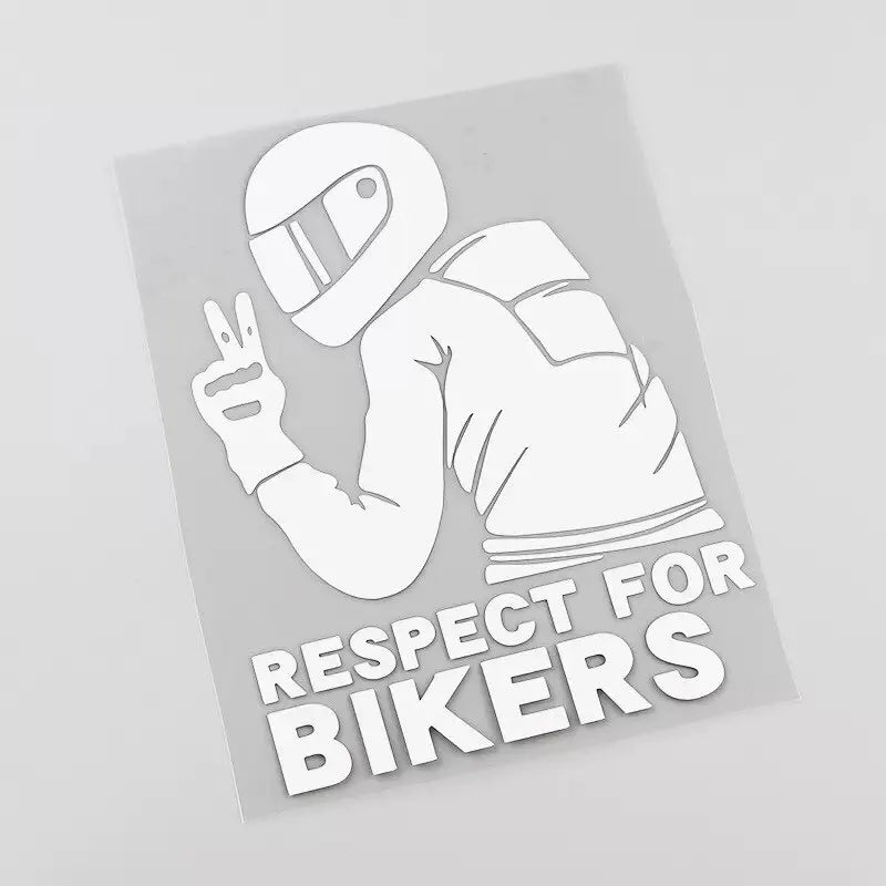 Respect Biker Sticker
