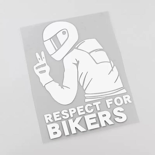 Respect Biker Sticker
