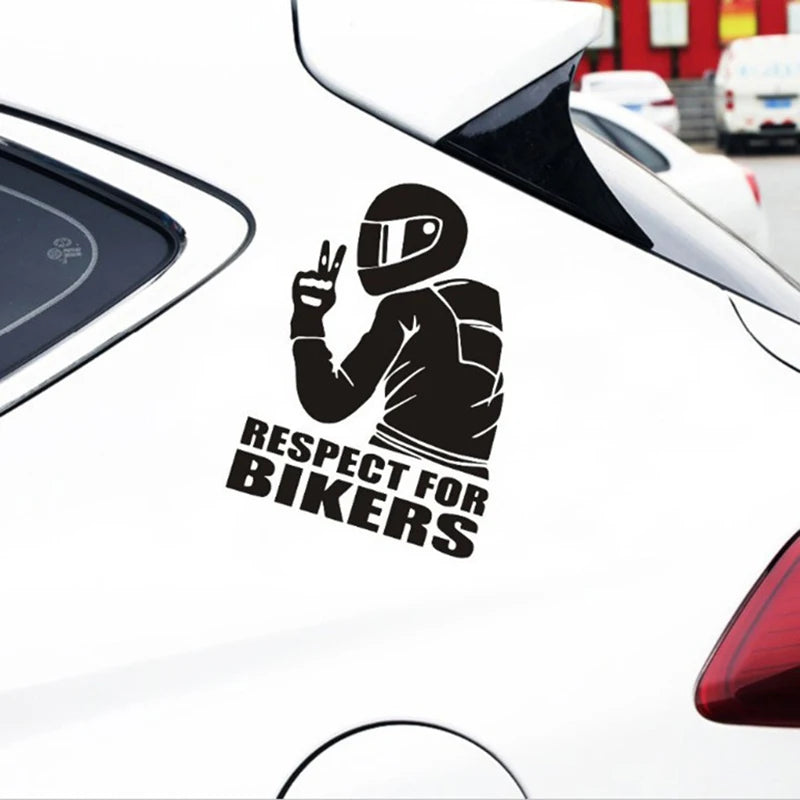Respect Biker Sticker