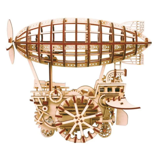 3D Wooden Puzzle zeppelin ship