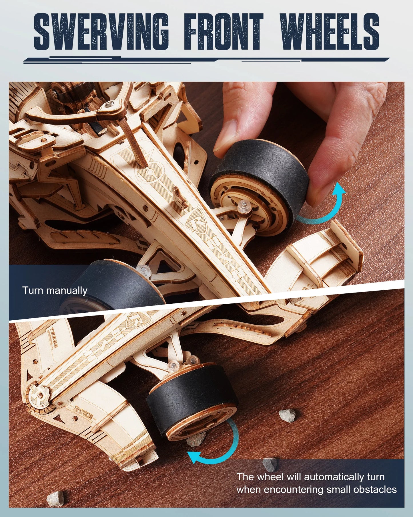 3D Wooden Racing Car Puzzle