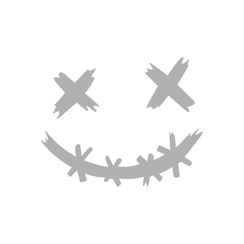 Stickers Reflective Waterproof Smile Face