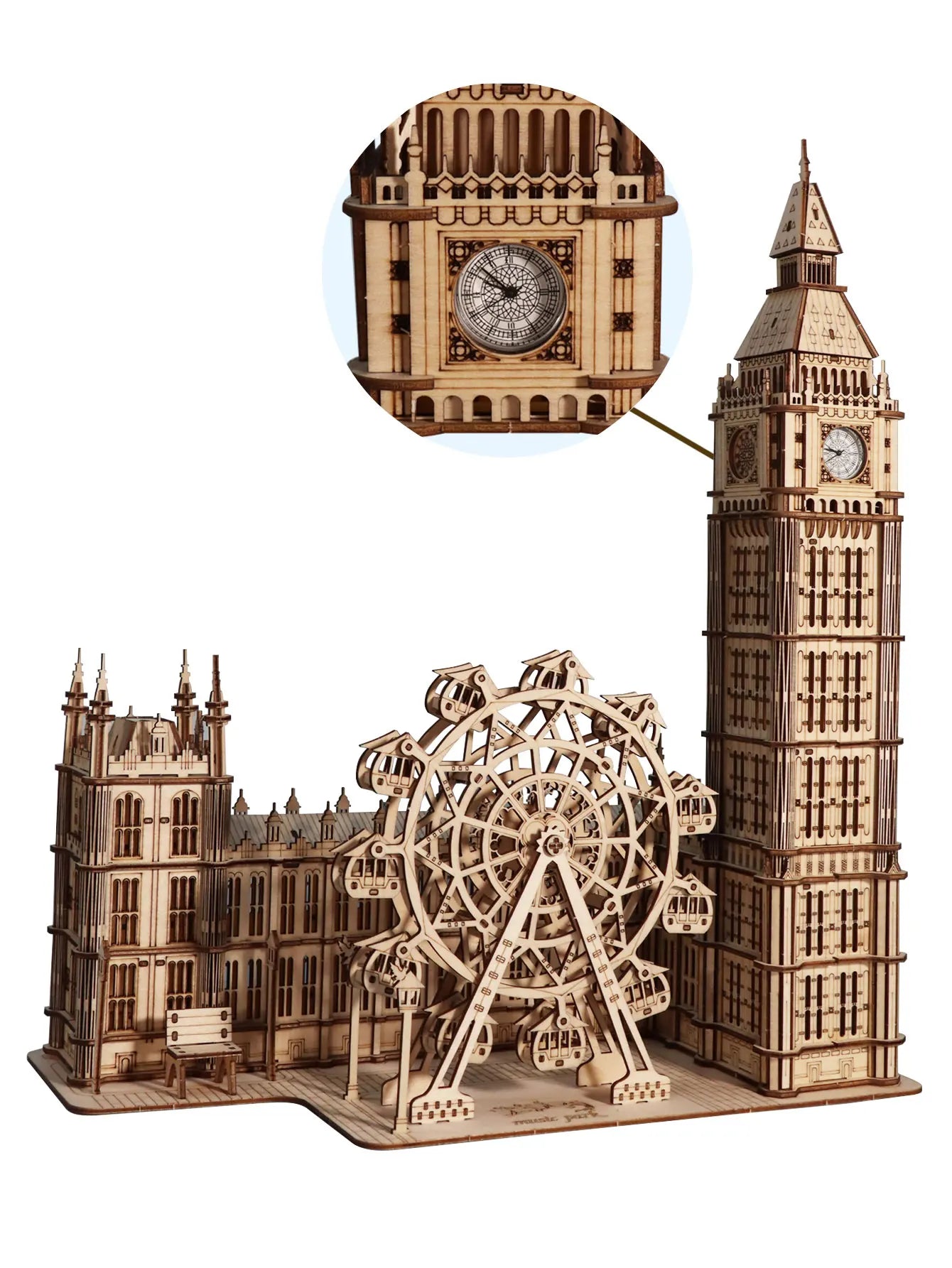 3D Wooden Puzzle Big Ben