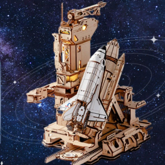 Space Shuttle Launch Pad 3D Wooden Puzzle – 446 Pieces