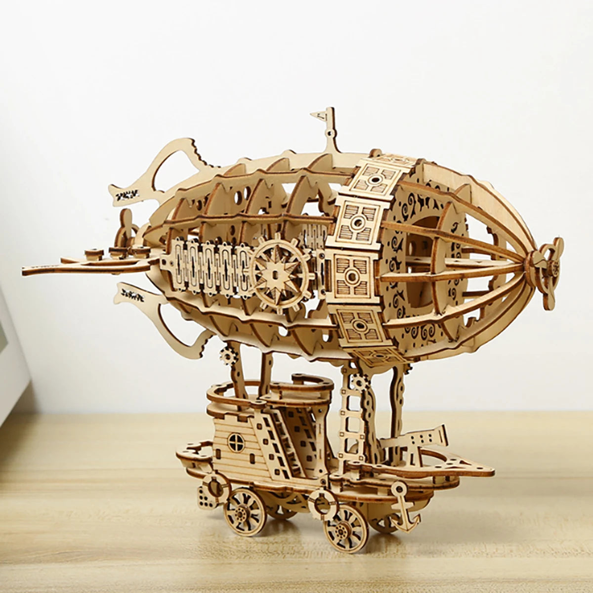 3D Wooden Puzzle zeppelin