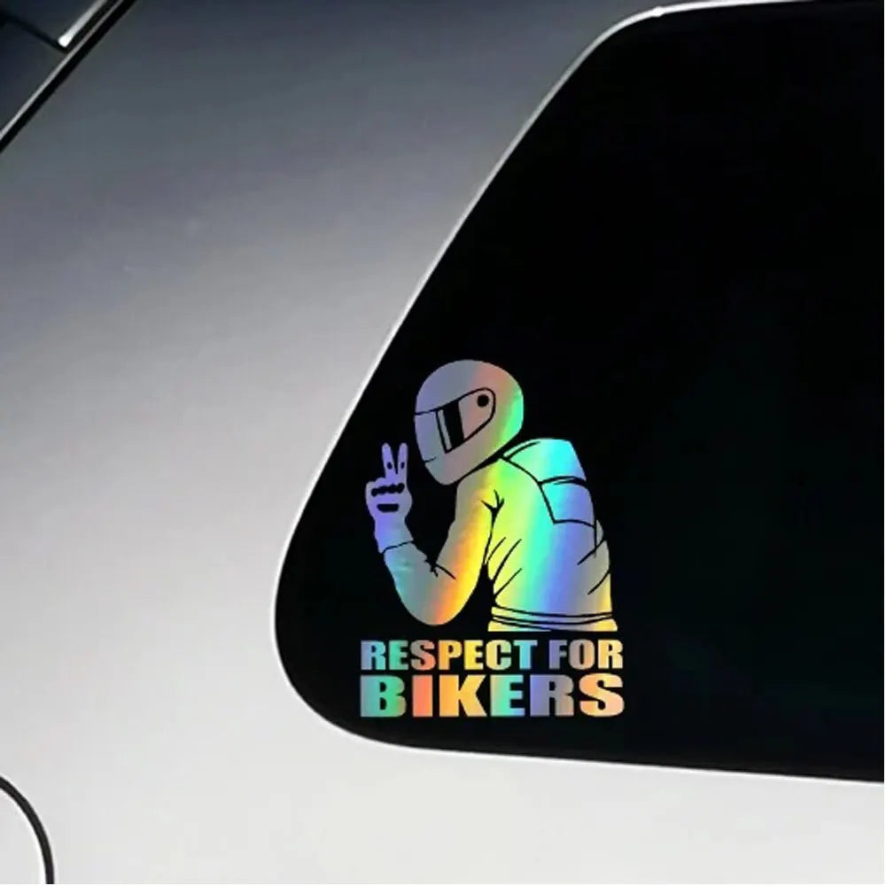 Respect Biker Sticker