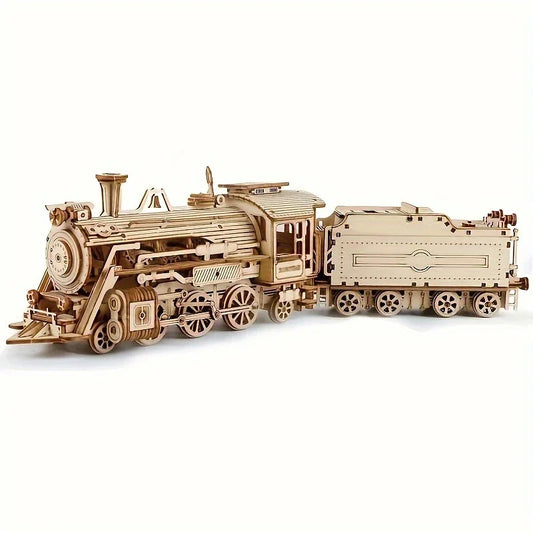 3D Wooden Puzzle locomotive