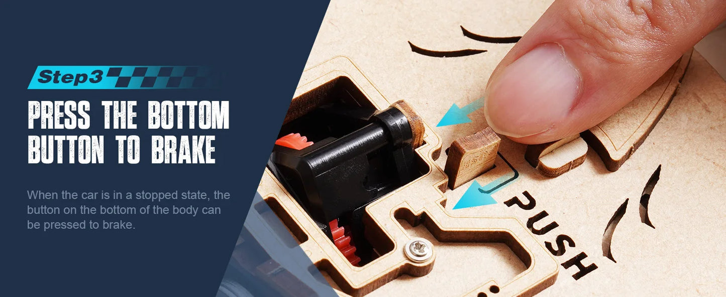 3D Wooden Racing Car Puzzle