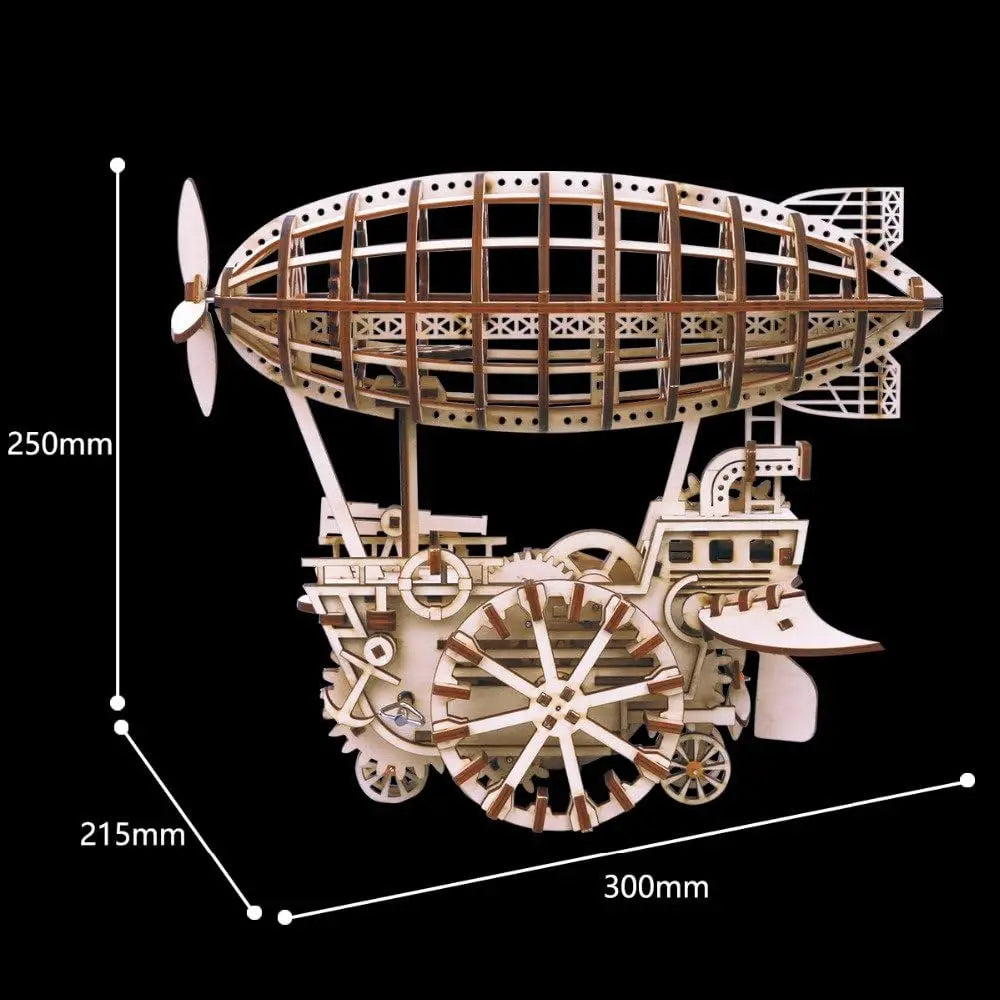 3D Wooden Puzzle zeppelin ship