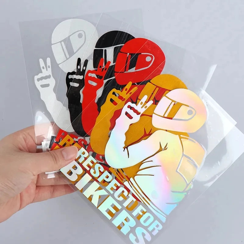 Respect Biker Sticker