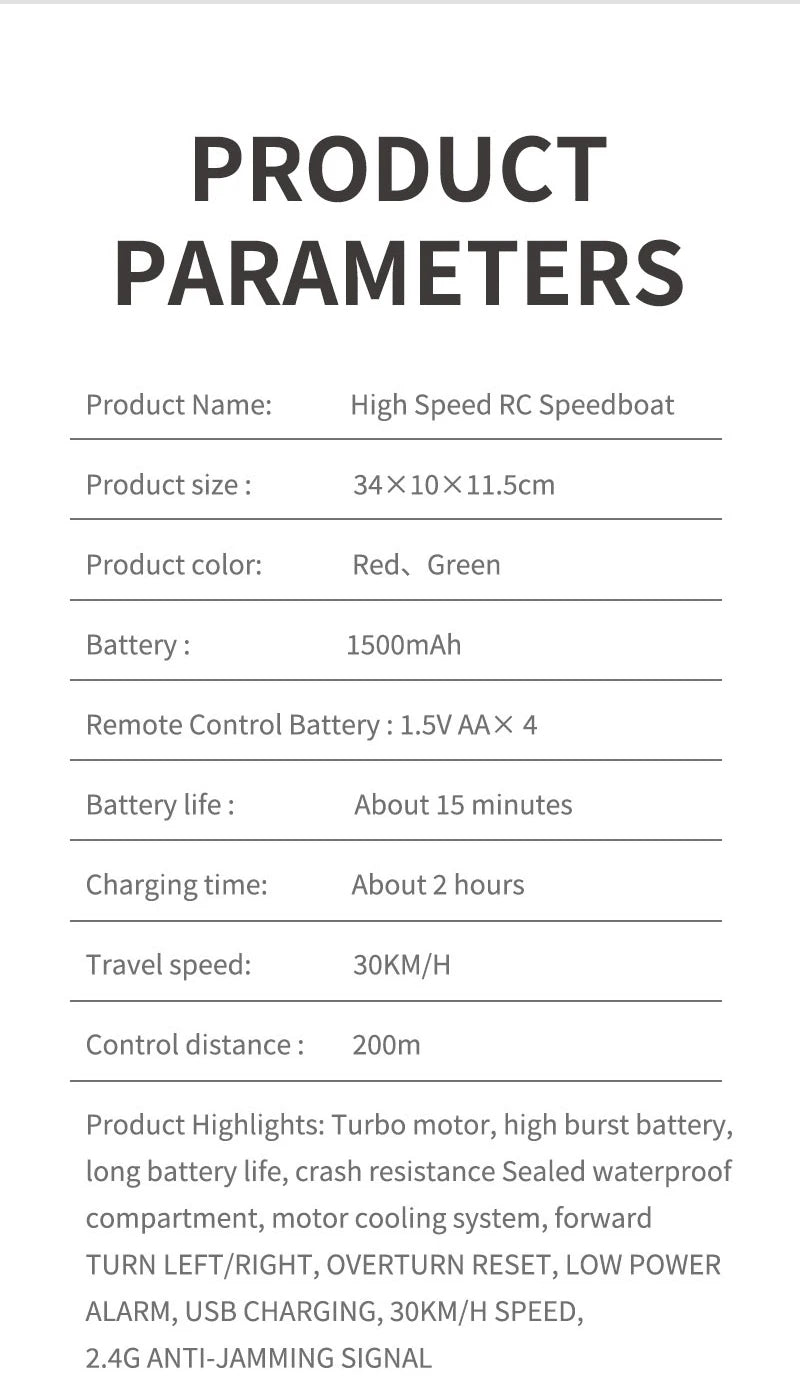 RC Boat TURBOJET PUMP