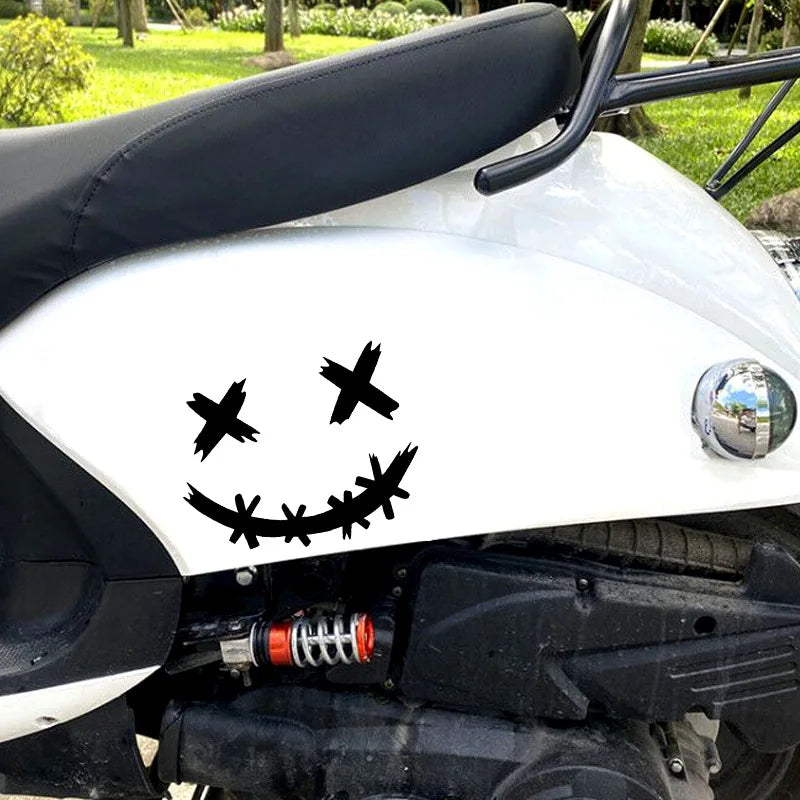 Stickers Reflective Waterproof Smile Face