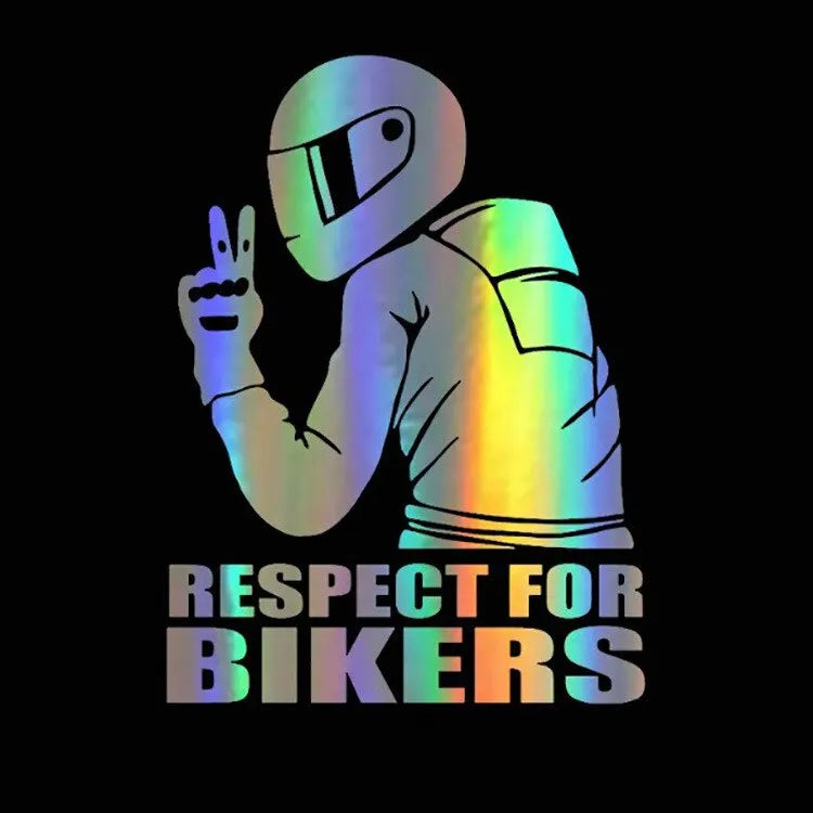 Respect Biker Sticker
