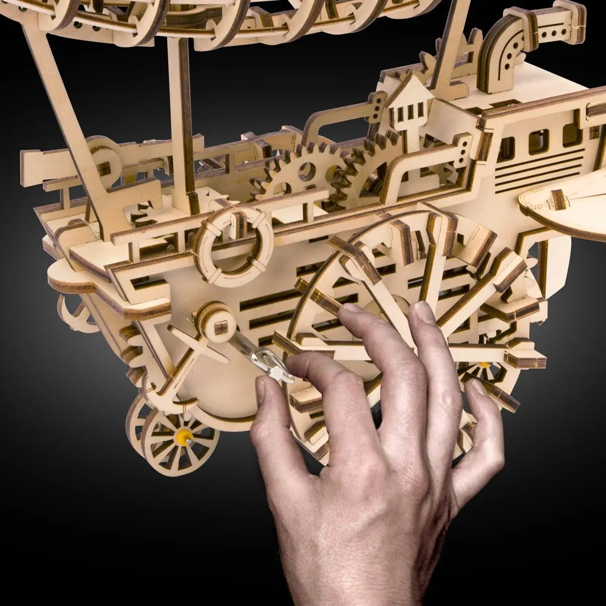 3D Wooden Puzzle zeppelin ship